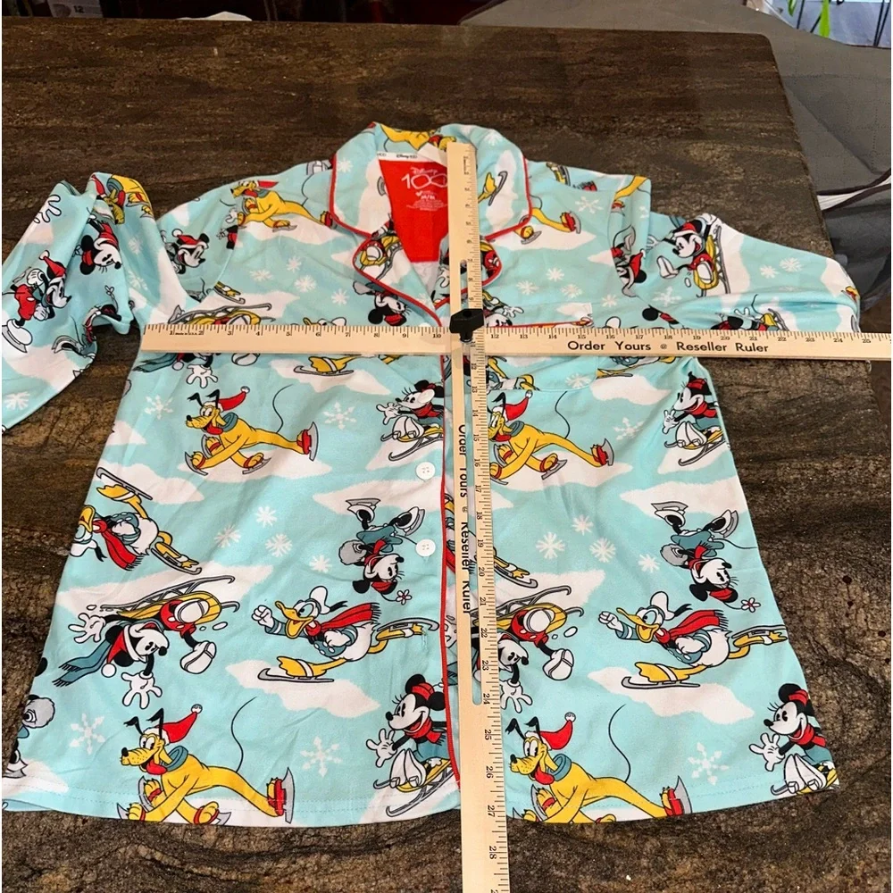 Disney 100 Retro Reimagined 2 Piece Pajama Set Size‎ Medium New